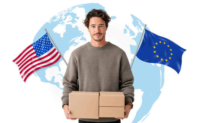 Продавай онлайн у США та Європі
